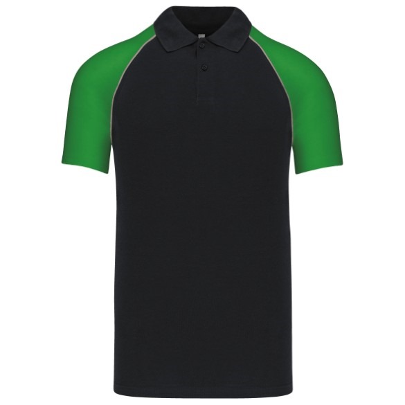 Polo baseball contrast polo shirt