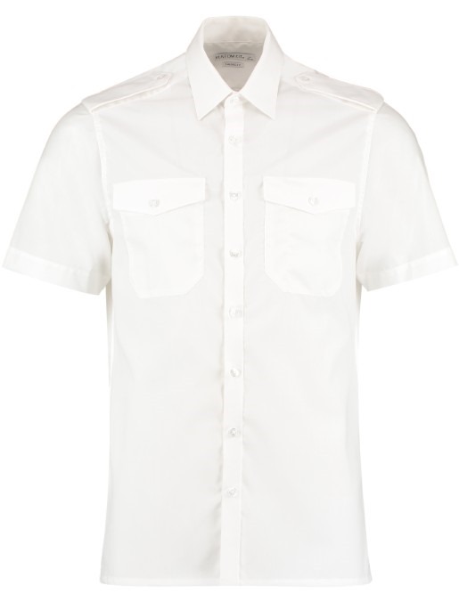 Pilot shirt short-sleeved (tailored fit)