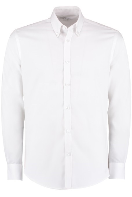 Slim fit non-iron Oxford twill shirt long-sleeved (slim fit)