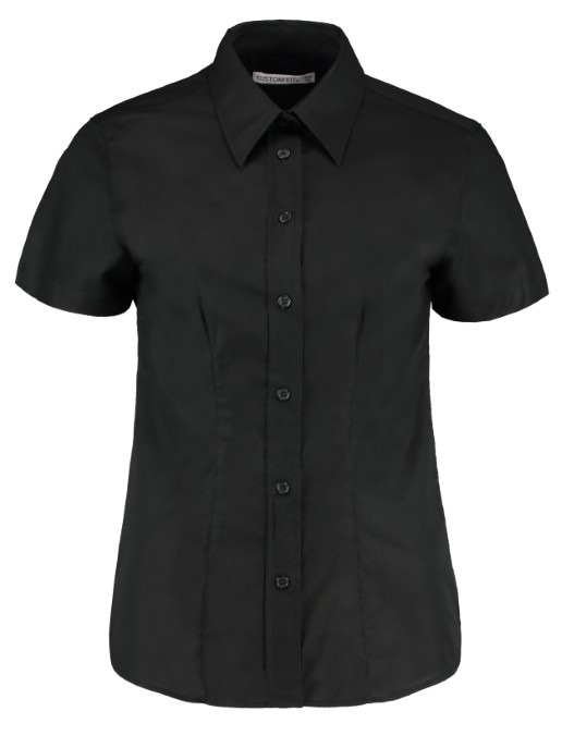 Women&#39;s workplace Oxford blouse short-sleeved (tailored fit)