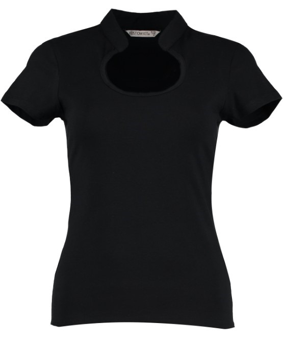 Women&#39;s corporate top keyhole neck (regular fit)