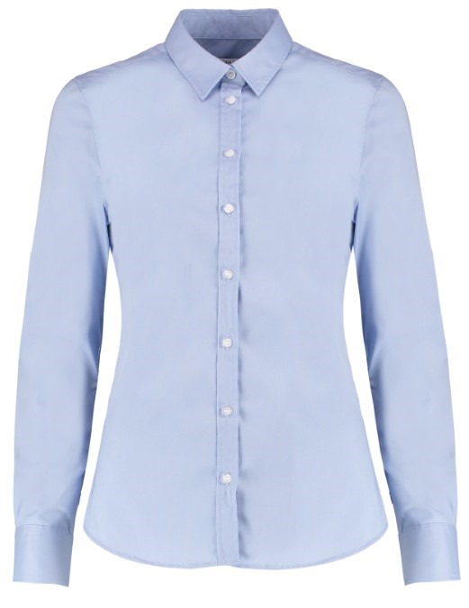 Women&#39;s stretch Oxford shirt long-sleeved (tailored fit)