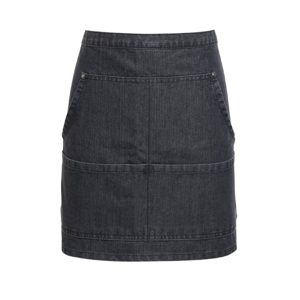 Jeans stitch denim waist apron