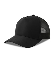 Atlantis Dempo 5 Panel Unstructured Mid Profile Mid Visor Textured Stretch Recycled Trucker Cap