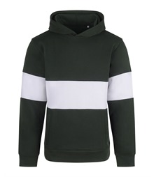 Heavyweight panelled hoodie