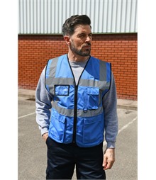 Korntex# High Vis Executive Multifunction Safety Vest