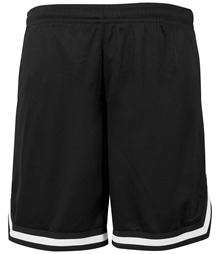 Two-tone mesh shorts