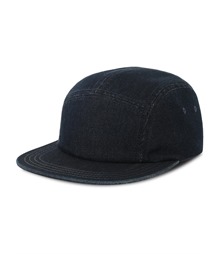Atlantis Ruby 5 Panel Unstructured Low Profile Flat Visor Denim Recycled Camper Cap