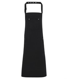 Chino cotton bib apron