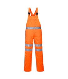 Hi-Vis Polycotton Service Bib and Brace