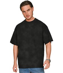 Casual Ringspun Combed 220 Acid Wash Oversize Extended Neck T