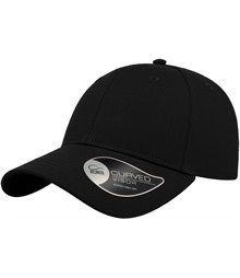 Atlantis Hit S Twill Curved Visor 6 Panel Sustainable Structured Cap