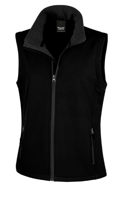 Women&#39;s printable softshell bodywarmer
