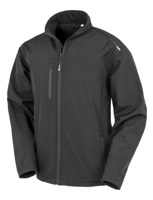 Recycled 3-layer printable softshell jacket