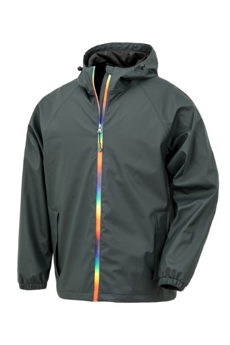 Prism PU waterproof jacket with recycled backing