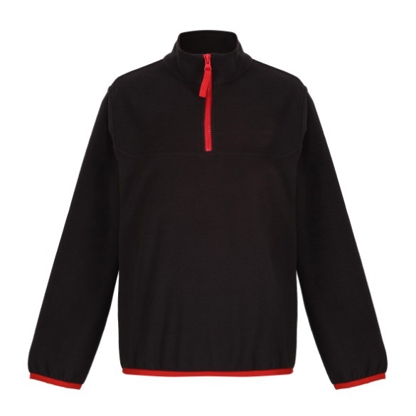 Kids half-zip microfleece