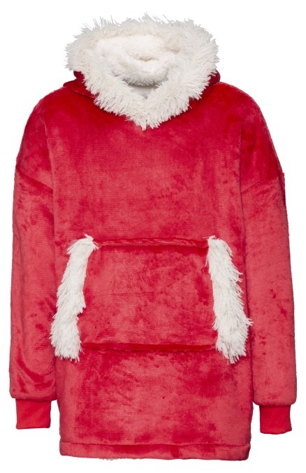 The Kids Ribbon oversized cosy reversible sherpa hoodie