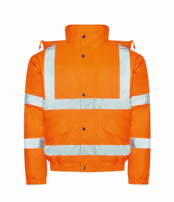 High visibility bomber jacket