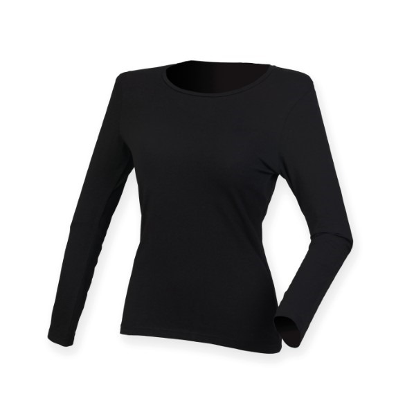 Women&#39;s feel good long sleeved stretch t-shirt