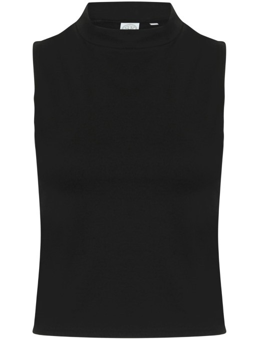 Women&#39;s high neck crop vest