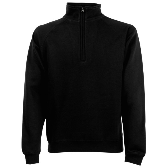 Classic 80/20 zip neck sweatshirt
