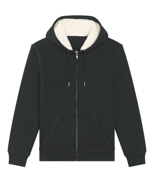 Unisex Hygger sherpa zip-through sweatshirt (STSU956)