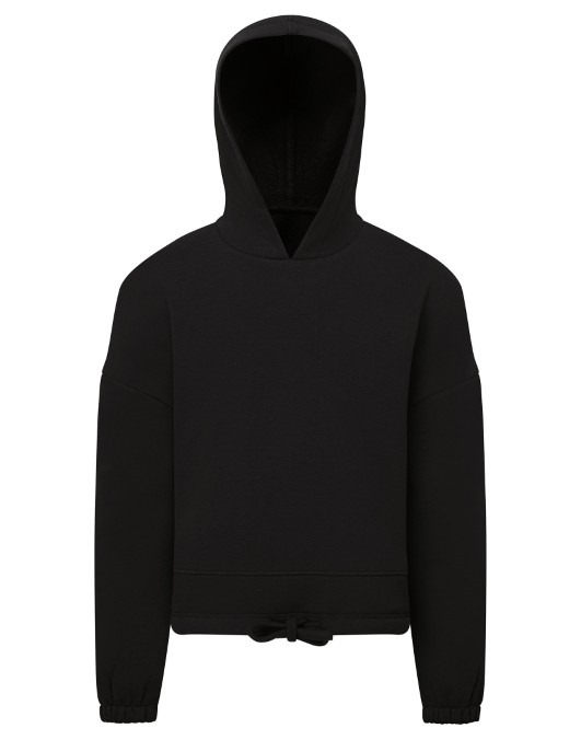 Kids TriDri? recycled cropped oversize hoodie