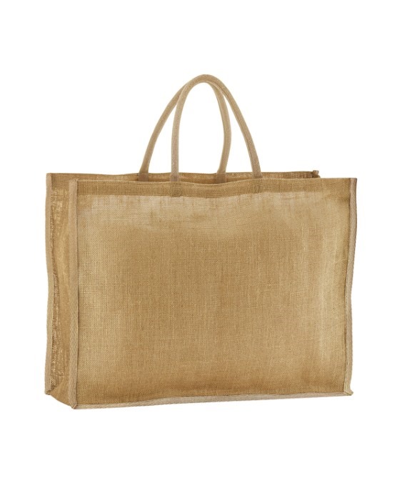 Natural starched jute market shopper