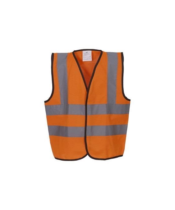 Kids hi-vis 2 b&amp;b waistcoat (HVW100CH)
