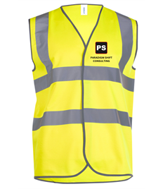 UK GDP Hi Vis Safety Waistcoat