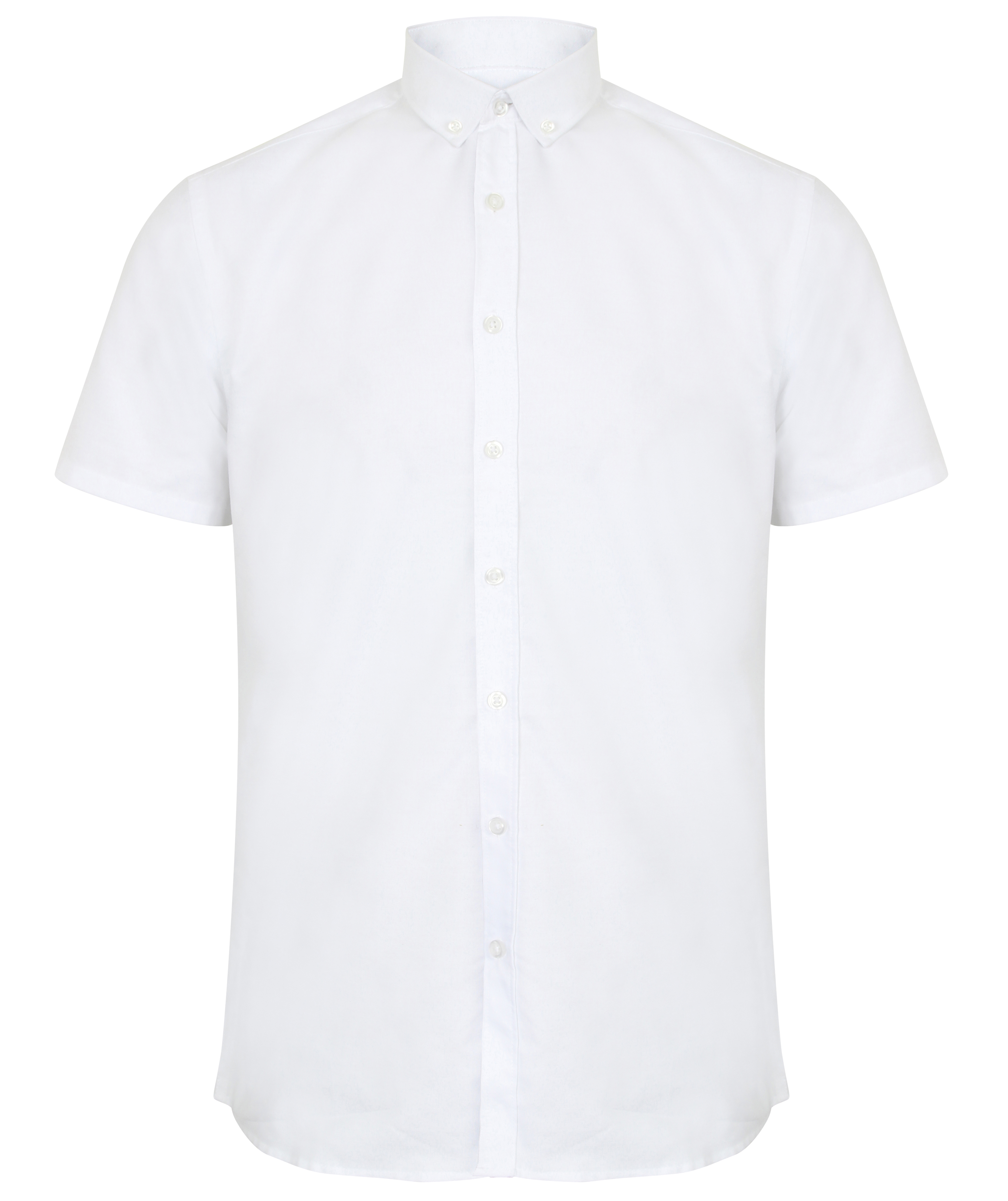 Henbury Modern Short Sleeve Oxford Shirt (HB517) - Logo Studio Workwear