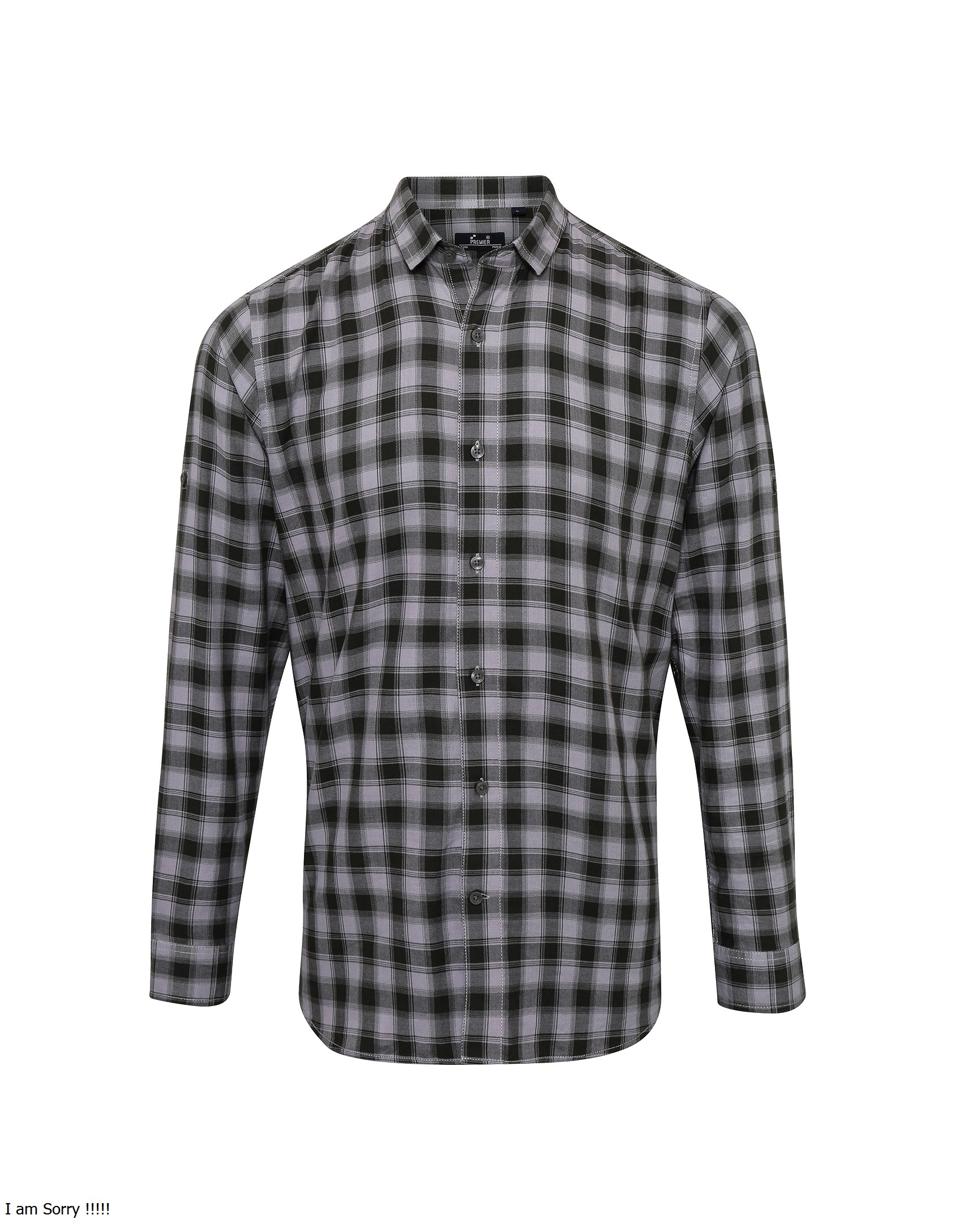Premier Muligan Check Cotton Long Sleeve Shirt (PR250) - Logo Studio ...